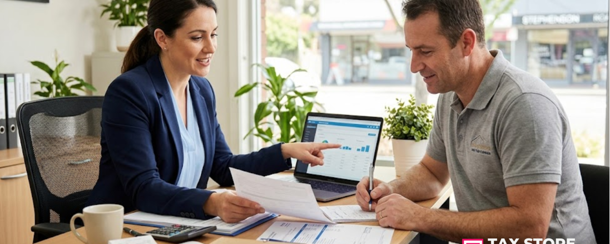 Tax Store Mt Waverley accountant providing BAS lodgement services and GST compliance review for local small business owner